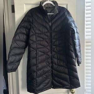 L.L. Bean 850 goose down puffer trench